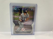 2023 1st Bowman Chrome Spencer Jones Mega Box Mojo Refractor BCP-139 Yankees RC