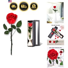 Flowers for Delivery Prime, Preserved Roses Flower Gifts for Women, Real Rose...