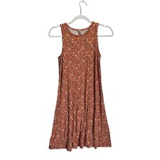 Old Navy Womens Dainty Floral Sleeveless Swing Dress Boho Cottagecore Summer S