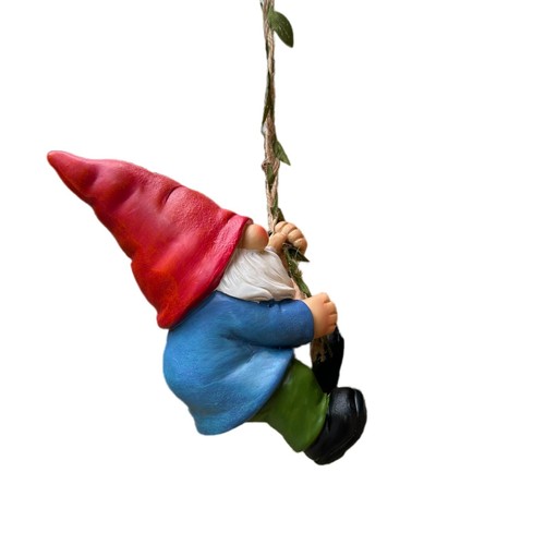Hanging Gnome Garden Statue Decoration,Climbing Garden Gnomes Statue Figurine...