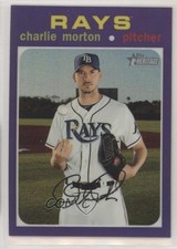 2020 Topps Heritage Hot Box Chrome Purple Refractor Charlie Morton #THC-498 3w7