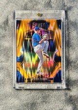 Jackson Ferris SSP 2023 Select Concourse Orange Shock SSP Prizm Rookie Parallel