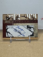 2010 Donruss Classics George Mcafee Cut Auto /90