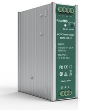 120 Watts 12VDC 10Amp Industrial DIN Rail Power Supply Single Output 12V 120W