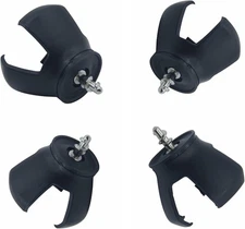 new star tattoo 4pcs Golf Ball Retriever for Putter,Sucker Black 