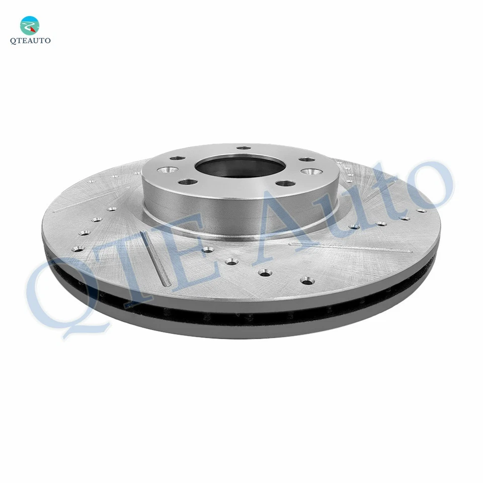 Rotores de freno ranurados perforados 4P delanteros 299 mm-traseros 280 mm para Lincoln MKZ 2007-2012 Foto 3 de 4