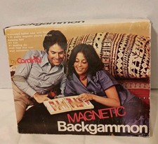Vintage 70's Magnetic Backgammon Set by Cardinal No. 118M