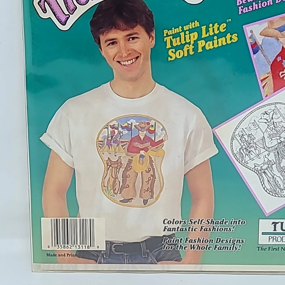 Tulipán Sombreado Transferencias Hierro Sobre Sol Colección País Rodeo Vaquero Nuevo Años 90 Foto 3 de 4