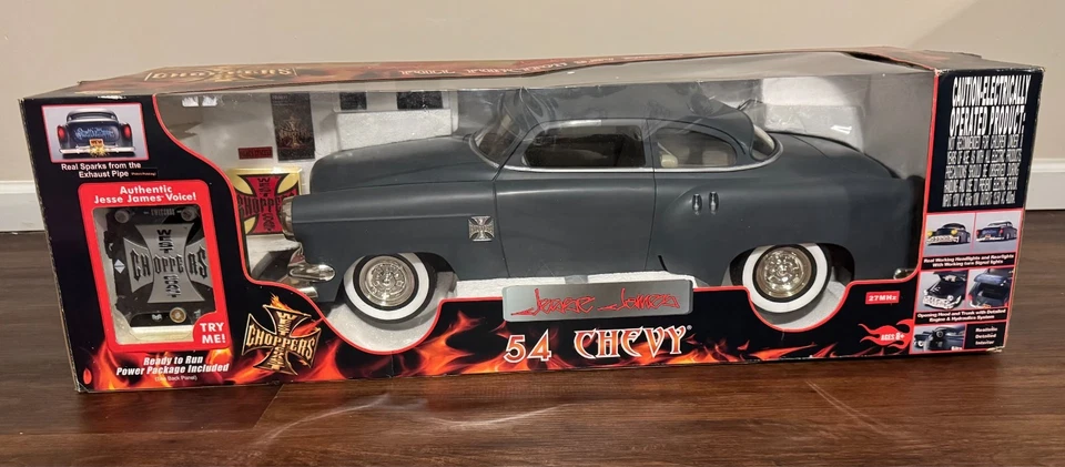 COCHE REMOTO WEST COAST CHOPPERS JESSE JAMES RC 54 GRIS CHEVY ESCALA 1:6 27 MHz 2004 Foto 2 de 4