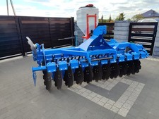 Scheibenegge 3m egge mit Rohrwalze 560mm abstand 100cm