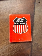 Vintage Union Pacific Challenger Domeliner Matchbook Chicago Los Angeles