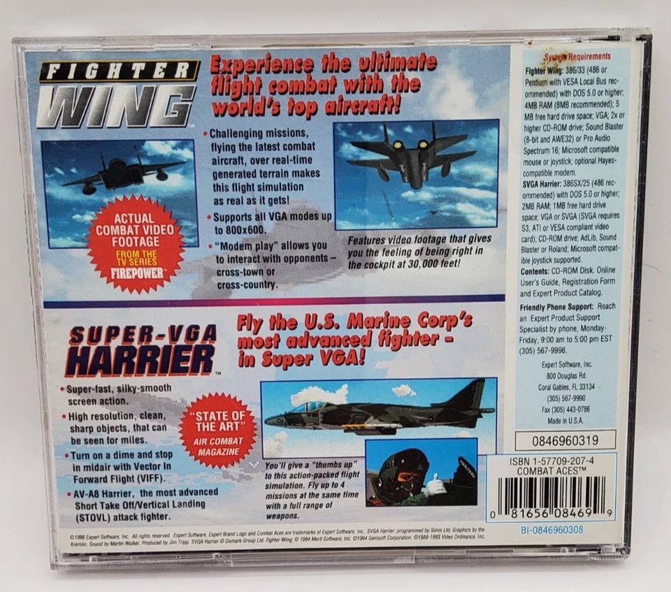 Combat Air Patrol PC CD-ROM 1995 Flight Simulator by Psygnosis GT Interactive - Image 3 of 4