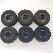 4x Traxxas Udr 17 Baja Trophy Truck Tires On 17mm Hex Wheels Heavy Wear 4x Traxxas Udr 17 Baja Trophy Truck Tires On 17mm Hex Wheels Heavy Wear