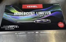 Vessel Screwdriver Set- Iridescent Purple Limited Edition New