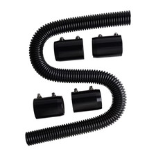 Radiator Hose for Car Stainless Steel Flexible Coolant Pipe Set W Cap Clamp Univ