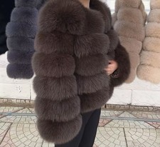 Real Fox Fur Coat for Winter