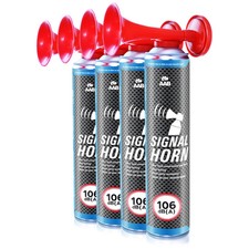 4x AABCOOLING SIGNAL HORN 75g - HUPEN, PRESSLUFTFAN-FARE, FAN-HUPE 106 dB(A)