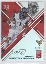 2017 Panini Elite Draft Picks Aspirations Red 13/49 Shelton Gibson Rookie RC 0f8