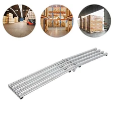 Collocatable Conveyor Roller, Foldable Unpowered Conveyor Belt Table, Light-Duty