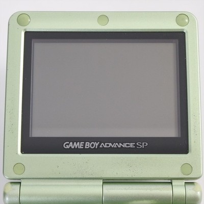 Gameboy Advance SP Console PEARL GREEN Boxed AGS-001 Nintendo