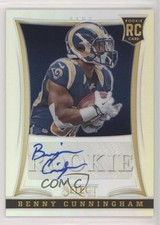 2013 Panini Select Silver Prizm Rookie 37/199 Benny Cunningham #253 Auto 0c2