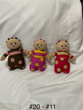 In The Night Garden Tombliboo Tombliboos Plush Teddy’s Set 7” X3 Set plush 