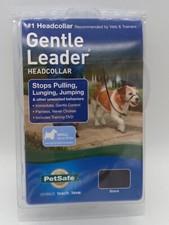 PetSafe Gentle Leader Black Head Collar w/Training DVD, Small Up To 25 Lbs