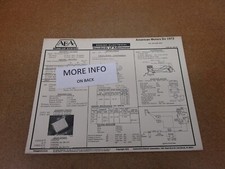 1972 Amc American Motors V6 Engine258 232 Aea Tune Up Chart Spec Sheet Original 1972 Amc American Motors V6 Engine258 232 Aea Tune Up Chart Spec Sheet Original