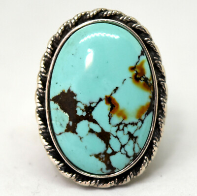 Jay King DTR Sterling Silver and Natural Turquoise Ring Size 6.5 | eBay