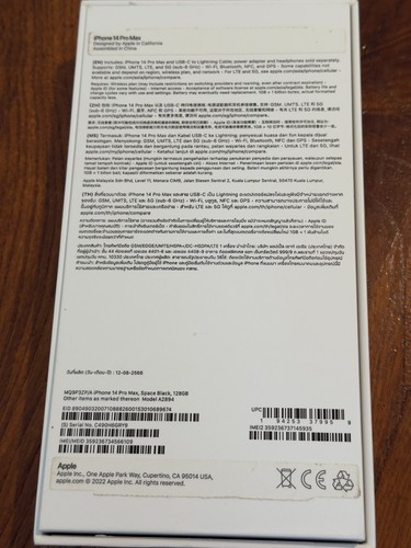 Apple iPhone 14 Pro Max 128GB Space Black Unlocked Like New 89% Batt 3x Cases AU - 第 4/16 張圖片
