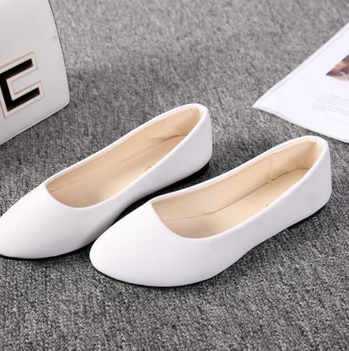 Damen Flache Ballerinas Flats Arbeit Freizeit Halbschuhe Schuhe Mode Damenschuhe - Imagen 19 de 20