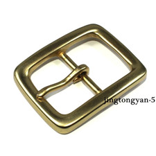 Solid Brass Belt Buckle Men's Pin Belt Buckles Fits For 1.5 inches Belt