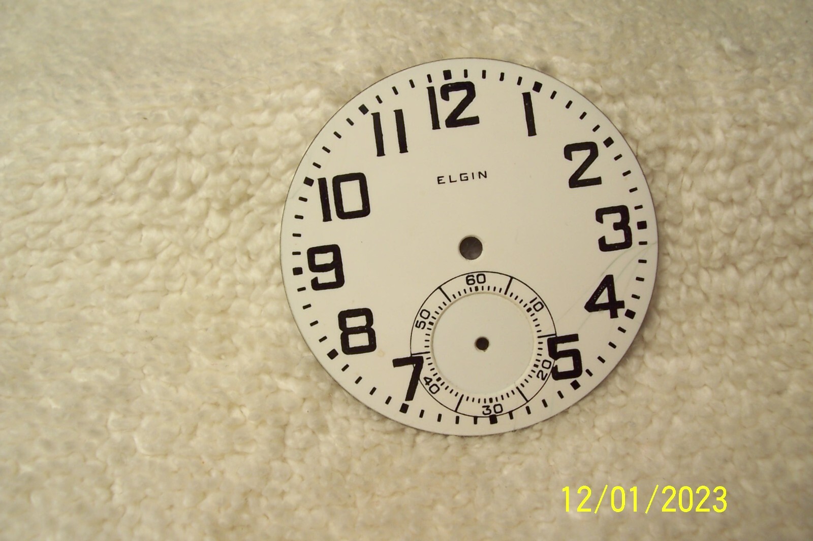 VINTAGE ELGIN SIZE 16 POCKET WATCH DIAL 1900S eBay