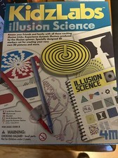 NEW SEALED KidzLabs Illusion Science Kit Ages 8 Visual Tricks 3473 2006