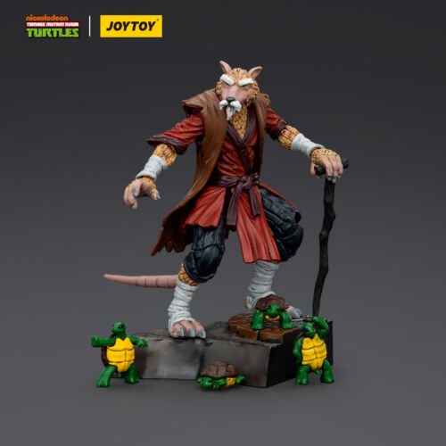 New JOYTOY TMNT SPLINTER & APRIL ONEIL 1/18 Action figure Toy instock - Picture 5 of 23