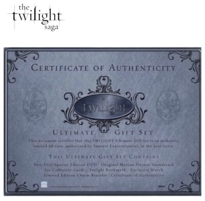 トワイライトTwilight Ultimate Gift Set 限定版・未開封 Twilight Ultimate Collector's Gift Set – Limited Edition DVD +