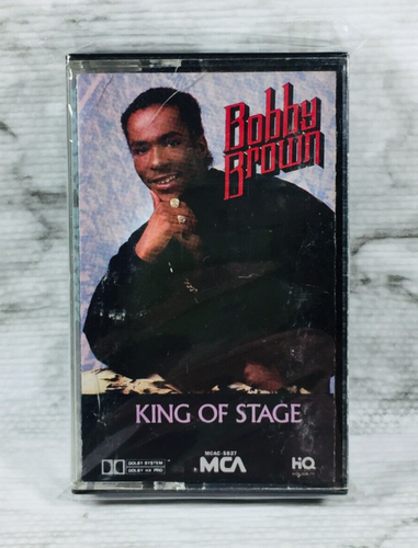 BOBBY BROWN - KING OF STAGE (1986) R&B SOUL ALBUM (CASSETTE TAPE) MCA RECORDS