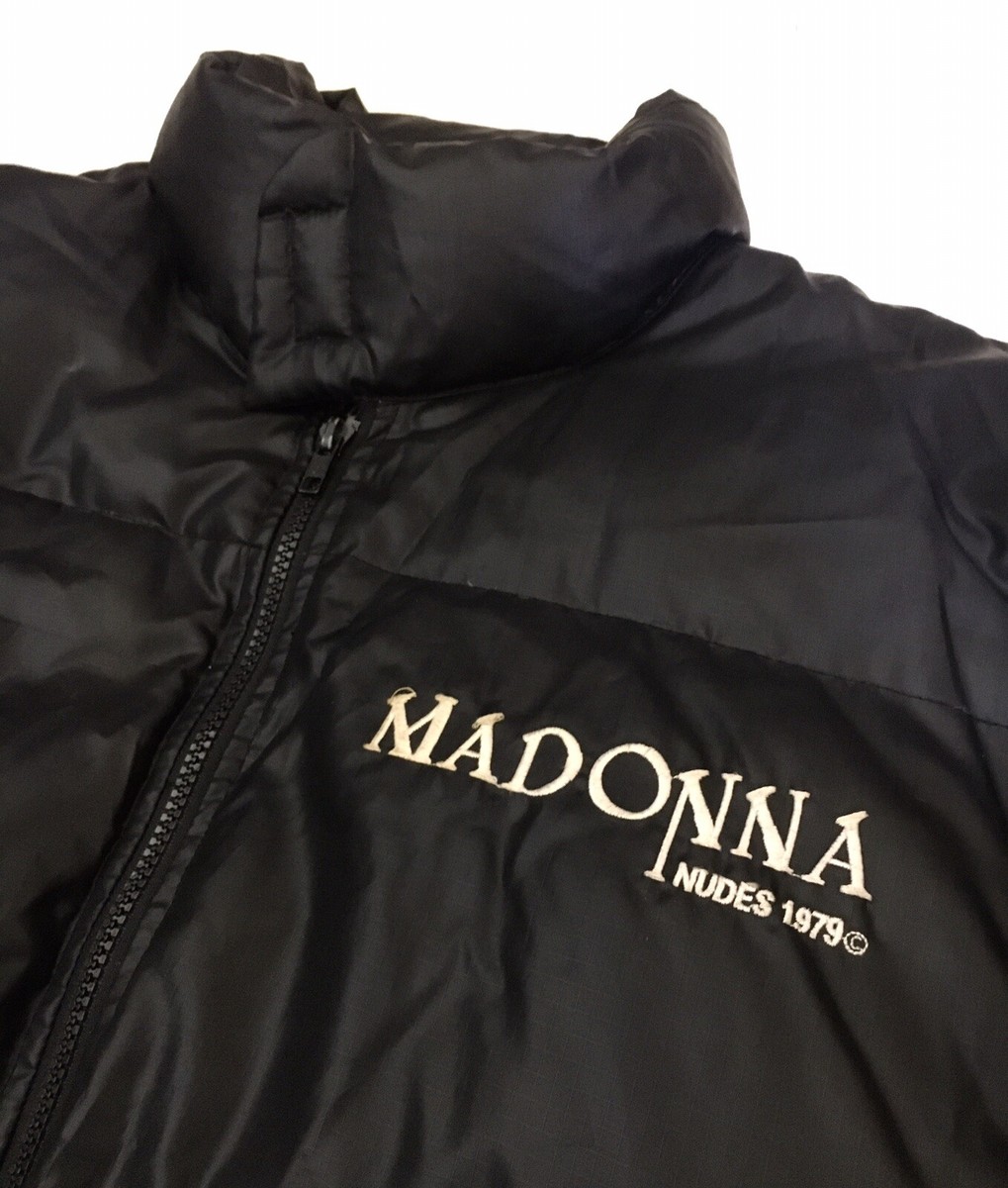 Rare☆MADONNA Nudes 1979 Down Jacket Japan Promo Black VHTF