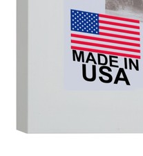 Custom Matted Picture Poster Frame  Mat 2-1/2" Modern White 744 16x20 24x36