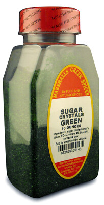 Marshalls Creek Spices SUGAR CRYSTALS GREEN   - Kosher