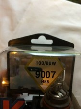 Foco De Halógeno 9007 Tipo Xenón 2 Piezas En Caja Acrilica