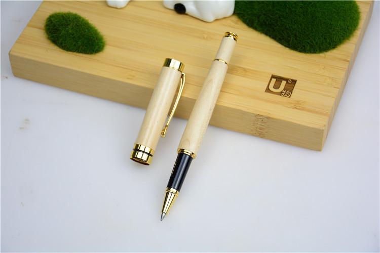 bamboo ballpoint pen business office luxury ballpoint pen stationery supplies #1