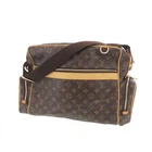 Louis Vuitton LV Sac Squash Used Shoulder Bag Monogram Brown M92967 #EA419 S