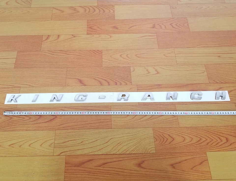 2pack OEM King Ranch Emblem fits Letters Badges F150 F250 F350 Chrome - Изображение 4 из 4