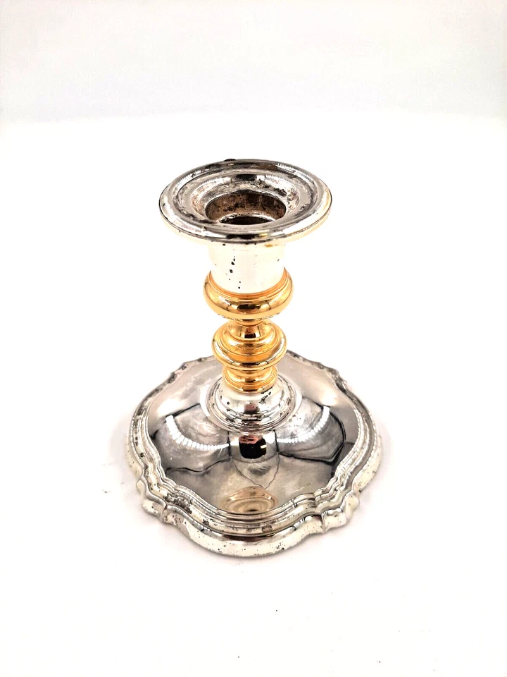 Candelabro WMF In Argento Stile Barocco Vintage 12Cm ✅ - Immagine 2 di 4