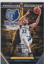 2012-13 Marc Gasol Hoops Franchise Favorites BLACK FRIDAY Parallel /5 - #17