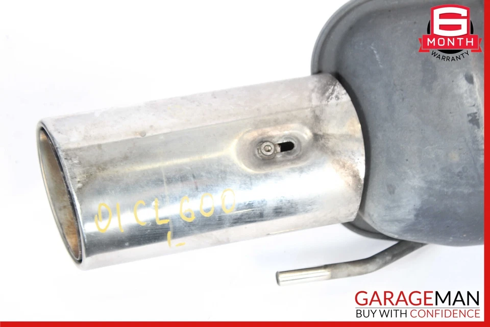 Комплект из 2 оригинальных наконечников глушителя задней выхлопной системы 00-06 Mercedes W215 CL600 Sport - Изображение 3 из 4