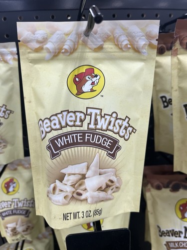 Buc-ee’s Bucees White Fudge Beaver Twists 3 Oz Bag PLEASE READ DESCRIPTION :)