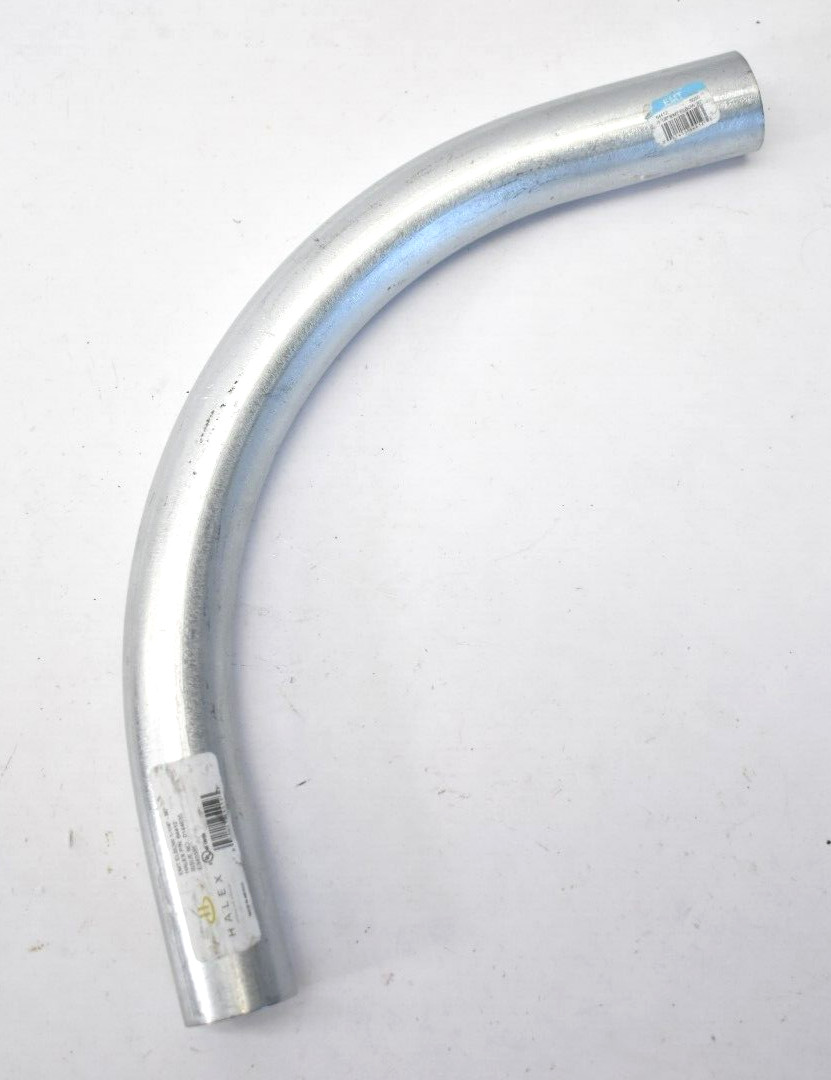 Halex EMT 90° Elbow 1-1/4" 64412 Thin Wall Tubular Conduit Tool Galvanized
