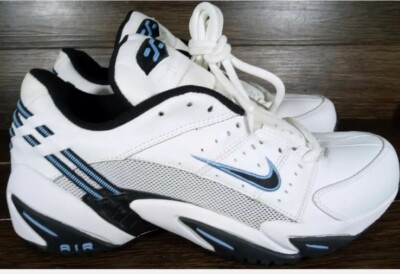 NEW Vtg 2001  Nike Air Sneaker 173269-101  Size 10.5 White  Monarch 